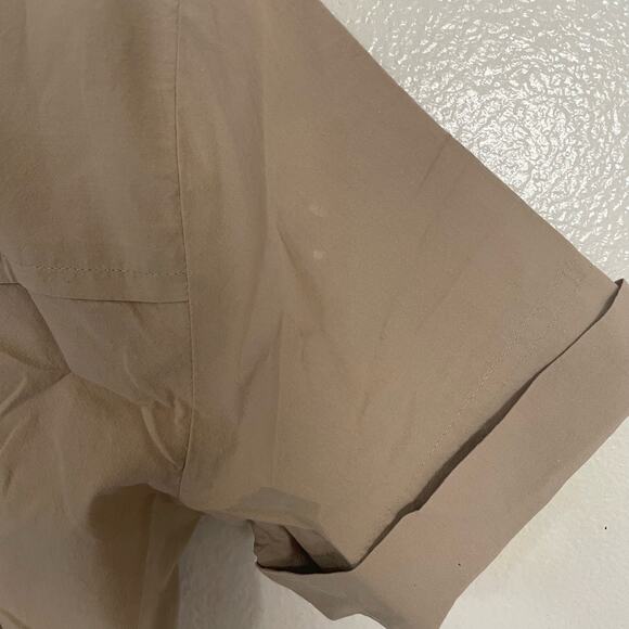 Madewell Oversized Boxy Button Up Signature Poplin Shirt US Women's XS New - Picture 7 of 8